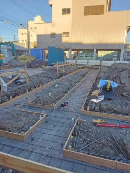 静岡県事務所新築工事　配筋👷‍♂️